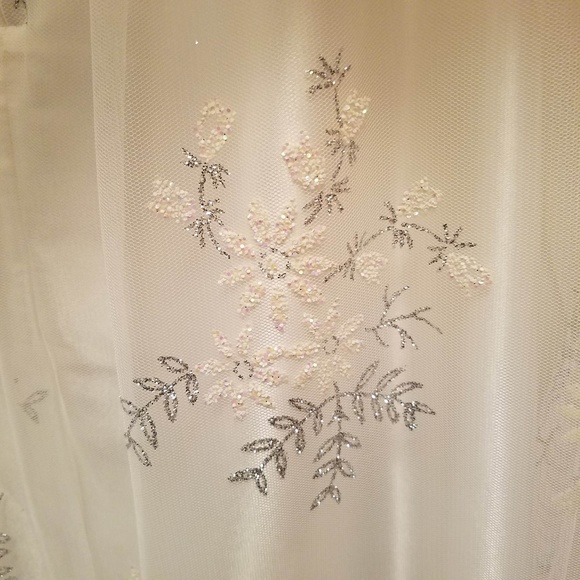 White Prom Dress - Picture 6 of 8